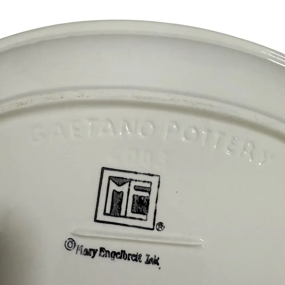 Mary Engelbreit Ink Gaetano Pottery #4003 Cottage House Platter
